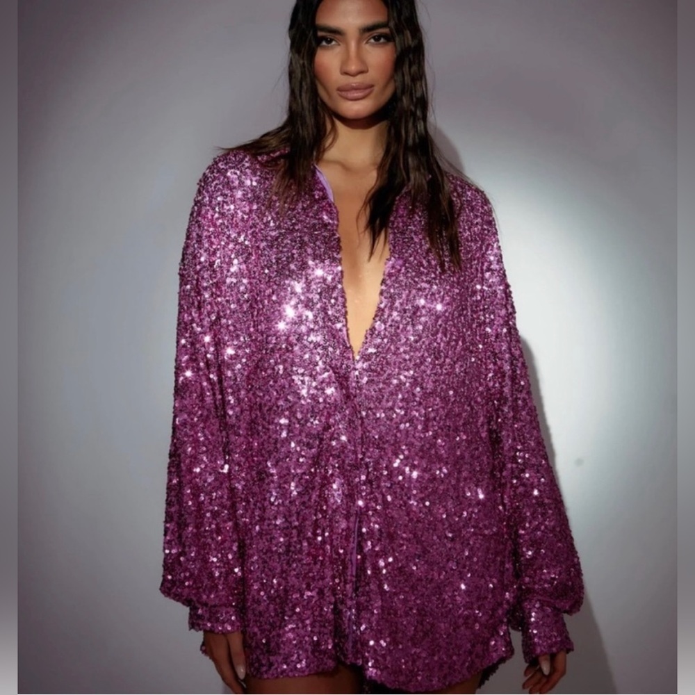 SLA The Label Ibiza Dress Pink